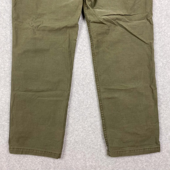 Imogene + Willie Pants Mens 38 (41x33) Olive Oliver Military Trouser Button Fly - Picture 7 of 13
